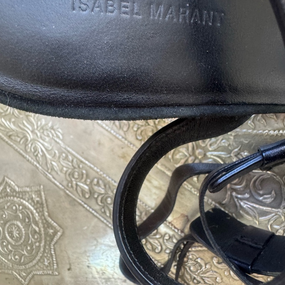 Isabela Marant Black and Silver Heels. - Picture 6 of 9